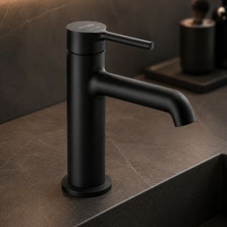 Смеситель для раковины WasserKRAFT Rhein 9903MB чёрный матовый
