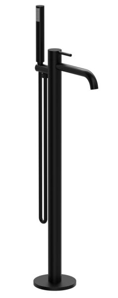 Напольный смеситель для ванны Raiber Graceful RPB-010 чёрный матовый