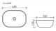 Раковина Ceramica Nova Element CN6009 45см белый