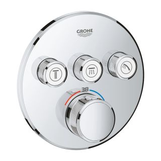 Термостат для душа Grohe Grohtherm SmartControl 29121000Gr на три потребителя хром