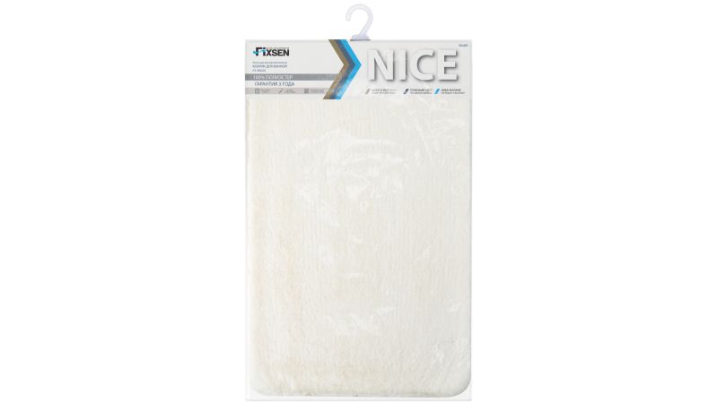 Коврик для ванной Fixsen Nice, бежевый, 1-ый (50х80 см), (FX-9002A)