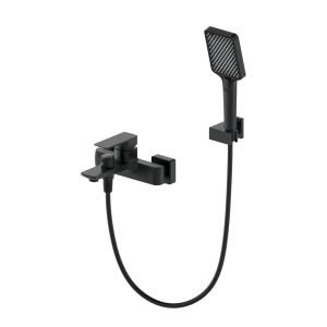 Смеситель для ванны с душем Wonzon & Woghand Edge WW-88639003A-MB чёрный матовый