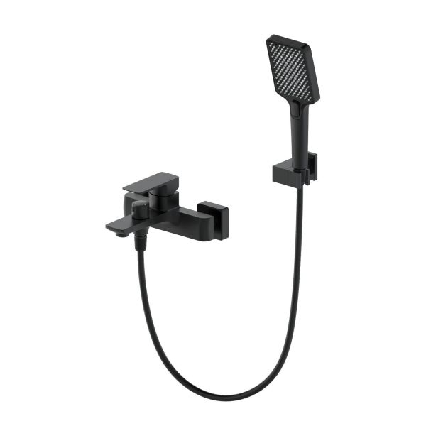 Смеситель для ванны с душем Wonzon & Woghand Edge WW-88639003A-MB чёрный матовый