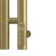 Полотенцесушитель электрический APEXTERMO Луна LN10113GL 110x18 см с крючками золото матовое