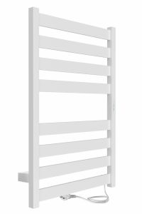 Полотенцесушитель электрический Indigo Oktava Slim 5 LСLOKS5E80-40WMRt 80x50 см белый матовый