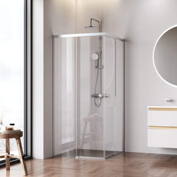 Душевой уголок Am.Pm X-joy W94G-403-9090-МТ1К 90x90 см без поддона хром матовый