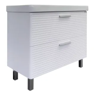 Тумба с раковиной Comforty Танжер 00-00019535 90 см белый Тумба с раковиной Comforty Танжер 00-00019535 90 см белый