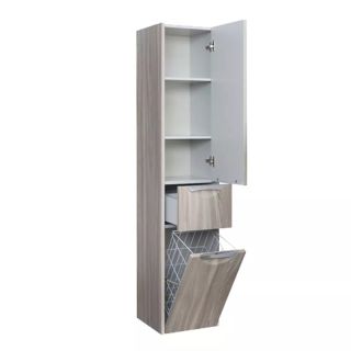 Шкаф-колонна Акватон Сильва правый дуб фьорд 1A215603SIW6R Шкаф-колонна Акватон Сильва правый дуб фьорд 1A215603SIW6R