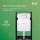 Комплект унитаз с инсталляцией IDDIS Бэйсик (Basic) BASAI01i73 клавиша смыва хром