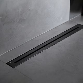 Душевой лоток WasserKRAFT Naab 86D60MB 60 см чёрный матовый