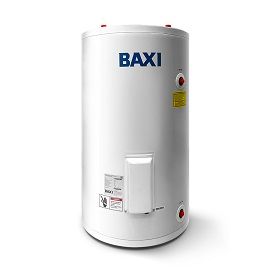 Водонагреватель косвенного нагрева, Baxi, UBC 150, накопительный, напольный, объём, л-150, CNEWT150S01, эмалированная сталь, цвет-белый