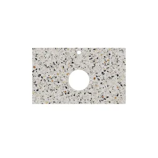Столешница для накладных раковин Kerama Marazzi Бричиола KM6012G0471RP80Tc2 80 см белый натуральный