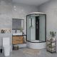 Душевая кабина Niagara NG-6707-14P 80x80см чёрный/прозрачное