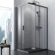 Душевой уголок Am.Pm Gem S 120x90см чёрный матовый W93G-404-120290-BT