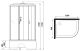 Душевая кабина Niagara NG-2510-14LF с гидромассажем 120x80см серебро/тонированное