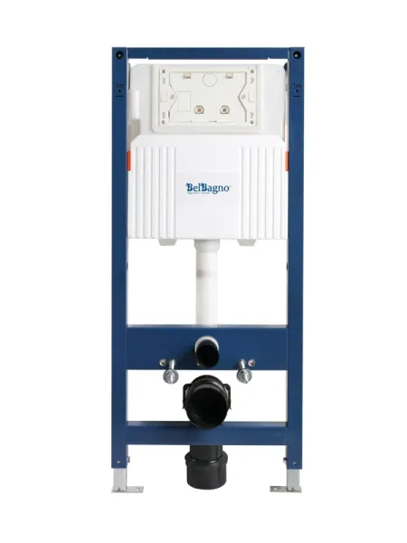 Инсталляция для унитазов BelBagno BB-101-M крепление к полу и стене с шумоизоляцией