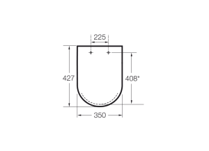 Крышка для унитаза Roca Gap rimless 801732004 с микролифтом