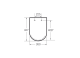Крышка для унитаза Roca Gap rimless 801732004 с микролифтом