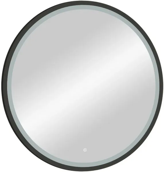 Зеркало с подсветкой ArtMax Livorno AM-Liv-800-DS-F-Nero 80 см чёрный