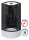 Душевая кабина Niagara NG-6508-14BKTG с гидромассажем 90x90см чёрный/тонированное