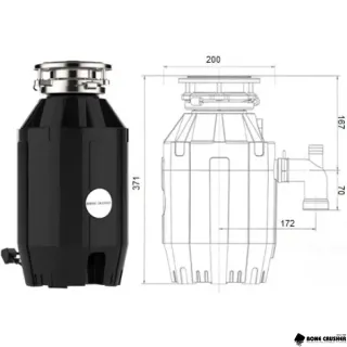 Измельчитель пищевых отходов Bone Crusher BC 910 AS