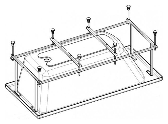 Каркас Roca BeCool 170х80 ZRU9302853