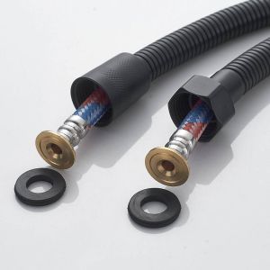 Душевой шланг Shevanik SE14-10 100см чёрный