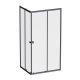 Душевой уголок AM.PM Sunny W87G-403-10080-BT профиль черный матовый 100х80 см