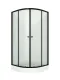 Душевой уголок Niagara Eco NG-003-14MT 80x80 см профиль чёрный стекло матовое