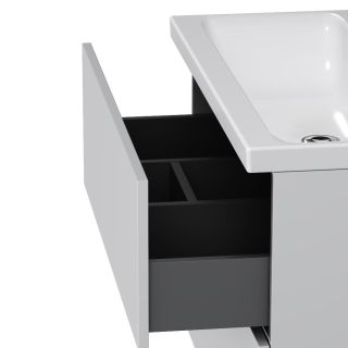 Тумба с раковиной Am.Pm Gem M90-FHX0802WG-WCC0802WG 80 см белый