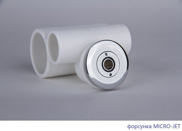 Гидромассажная ванна Whitecross Wave 0101.180080.100.NANO.CR 180x80см Nano хром