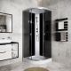 Душевая кабина Niagara Eco E80/13/TN 80x80 см профиль хром стекло тонированное