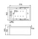 Акриловая ванна Gemy G9066 II O L 171x86x83 Акриловая ванна Gemy G9066 II O L 171x86x83