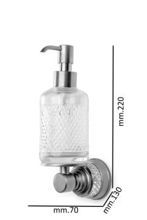 Дозатор для жидкого мыла Boheme Aura 10250-G золото