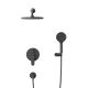 Душевой комплект Cezares Вектор (Stylus) STYLUS-DSET-NOP чёрный матовый