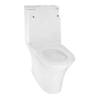 Унитаз-компакт Azario Fretta Round AZ-7121A безободковый белый