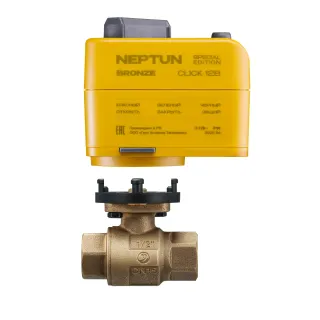 Кран с электроприводом Neptun Click Special Edition 100037106700 бронза 12В 3/4