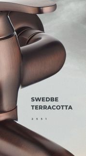 Смеситель для ванны Swedbe Terracotta 2551 бронза Смеситель для ванны Swedbe Terracotta 2551 бронза