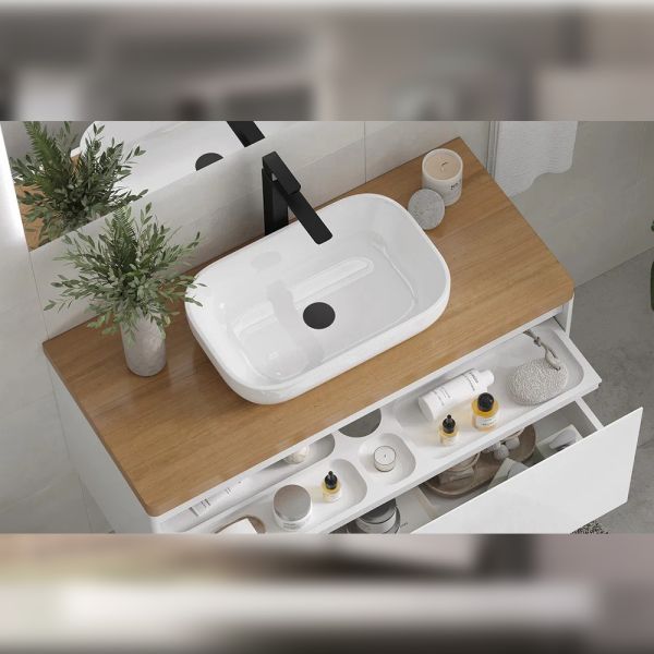 Столешница Velvex Klaufs 1000 без отверстий, Invisible Line Столешница Velvex Klaufs 1000 без отверстий, Invisible Line