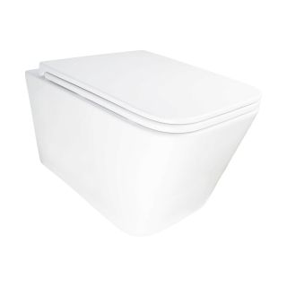 Унитаз подвесной Azario Pace AZ-5172T-WHT безободковый торнадо белый