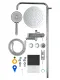 Душевая стойка Wonzon & Woghand Solo WW-739032-CR хром