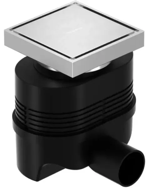 Душевой трап Allen Brau Priority 9.50023.BN  10 см никель браш