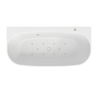 Ванна из искусственного камня Whitecross Make Aero 0219.170080.200.AERO.GL 170x80 см золото