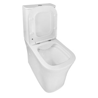 Унитаз-компакт Azario Anteo Square AZ-1218A безободковый белый