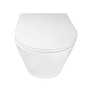 Унитаз-моноблок Azario Songo AZ-5180T-WHT безободковый торнадо белый