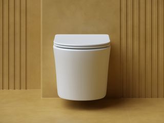 Подвесной унитаз Ceramica Nova Balearica CN6000MW безободковый белый матовый Подвесной унитаз Ceramica Nova Balearica CN6000MW безободковый белый матовый