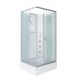 Душевая кабина Niagara Classic 330844QBKG 100x80 см профиль хром стекло матовое