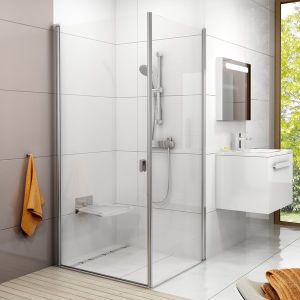 Боковая часть Ravak Chrome CPS-100 9QVA0C00Z1 Transparent профиль хром