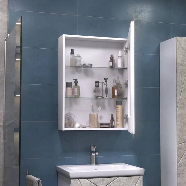 Зеркальный шкаф с подсветкой Vigo Geometry 301 60 см