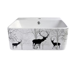 Раковина чаша Bronze de Luxe Black Deer 1060BD, белый Раковина чаша Bronze de Luxe Black Deer 1060BD, белый